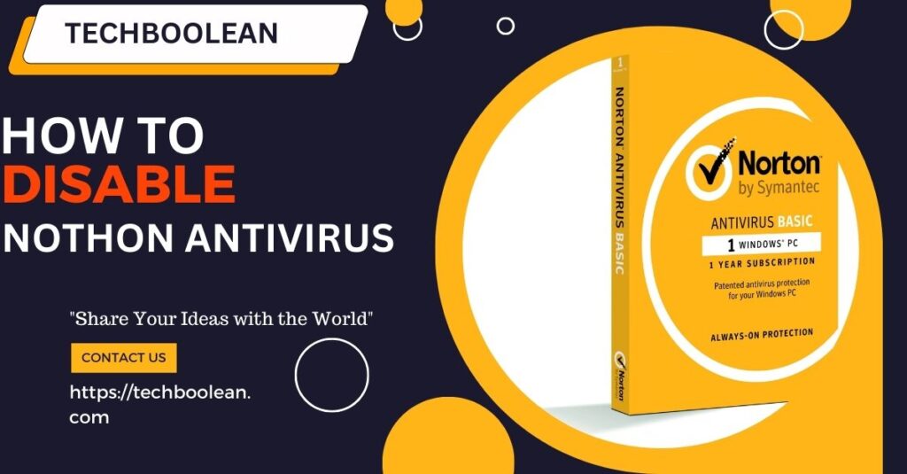 How to Disable Norton Antivirus?