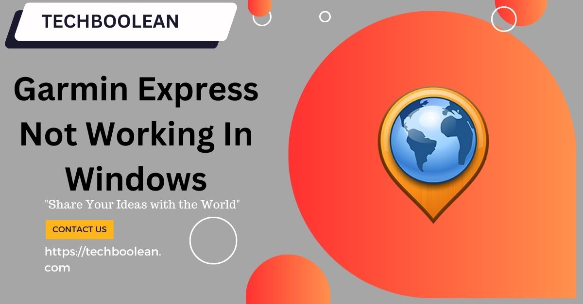 Garmin Express Not Working In Windows