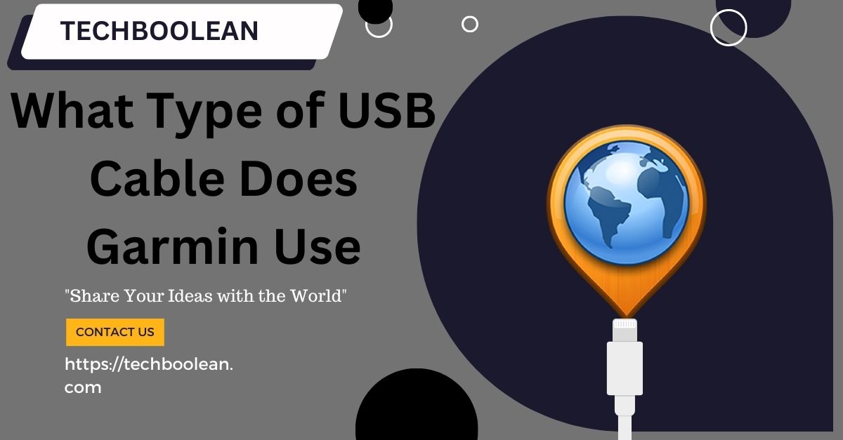 What Type of USB Cable Does Garmin Use